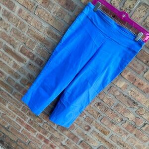 Patchington Vibrant Blue Cropped Pants Sz 8